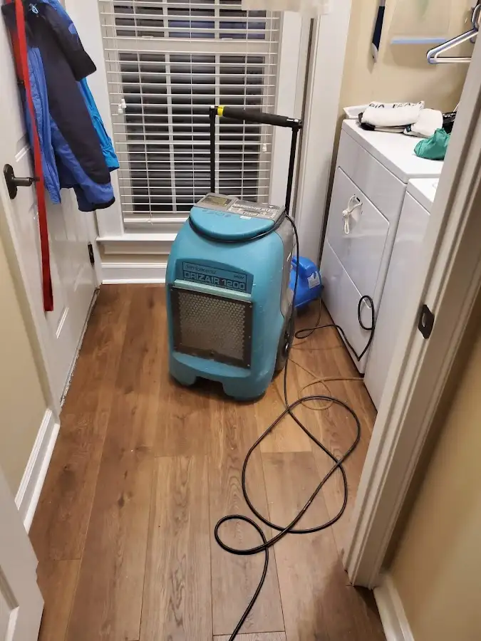 Commercial dehumidifier deployed for Crawl Space Restoration in Seaside